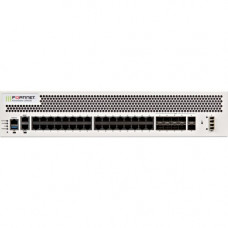 FORTINET FortiGate 2500E Network Security/Firewall Appliance - 32 Port - 10/100/1000Base-T, 10GBase-X - 10 Gigabit Ethernet - AES (256-bit), SHA-256, AES (128-bit) - 32 x RJ-45 - 12 Total Expansion Slots - 2U - Rack-mountable FG-2500E-BDL-874-12