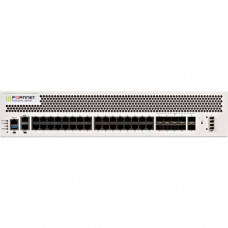 FORTINET FortiGate 2500E Network Security/Firewall Appliance - 32 Port - 10/100/1000Base-T, 10GBase-X - 10 Gigabit Ethernet - AES (256-bit), SHA-256, AES (128-bit) - 32 x RJ-45 - 12 Total Expansion Slots - 2U - Rack-mountable FG-2500E-BDL-874-36