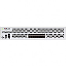 FORTINET FortiGate 3000D-DC Network Security/Firewall Appliance - 1000Base-X, 10GBase-X - 10 Gigabit Ethernet - AES (256-bit), SHA-1 - 16 Total Expansion Slots - 2U - Rack-mountable FG-3000D-DC-BDL-980-36