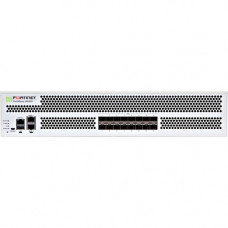 FORTINET FortiGate 3000D-DC Network Security/Firewall Appliance - 10GBase-X 10 Gigabit Ethernet - AES (256-bit), SHA-256 - 30000 VPN - USB - 16 - SFP+ - 16 x SFP+ - Manageable - 2U - Rail-mountable, Rack-mountable FG-3000D-USG