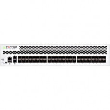 FORTINET FortiGate 3200D-DC Network Security/Firewall Appliance - 10GBase-X - 10 Gigabit Ethernet - AES (256-bit), AES (128-bit), SHA-256 - 48 Total Expansion Slots - 2U - Rack-mountable FG-3200D-DC-BDL-980-60