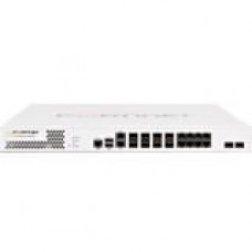 FORTINET FortiGate FG-600D Network Security/Firewall Appliance - 8 Port - 1000Base-X, 1000Base-T, 10GBase-X 10 Gigabit Ethernet - AES (256-bit), SHA-1 - USB - 8 x RJ-45 - 10 - SFP, SFP+ - 8 x SFP - 2 x SFP+ - Manageable - 1U - Rack-mountable FG-600D-BDL