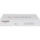FORTINET FortiGate 60E Network Security/Firewall Appliance - 10 Port - 1000Base-T - Gigabit Ethernet - AES (256-bit), SHA-1 - 10 x RJ-45 - Desktop FG-60E-BDL-974-36