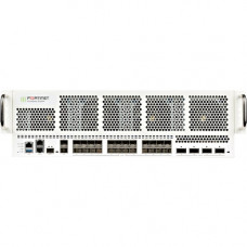 FORTINET FortiGate FG-6300F-DC Network Security/Firewall Appliance - 10GBase-X, 100GBase-X, 40GBase-X - 100 Gigabit Ethernet - AES (256-bit), SHA-256 - 30000 VPN - 30 Total Expansion Slots - 3U - Rack-mountable FG-6300F-DC