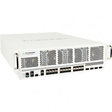 FORTINET FortiGate FG-6501F-DC Network Security/Firewall Appliance - 100GBase-X, 40GBase-X, 10GBase-X - 100 Gigabit Ethernet - AES (256-bit), SHA-256 - 30000 VPN - 30 Total Expansion Slots - 3 Year 24x7 FortiCare and FortiGuard Enterprise Protection - 3U 