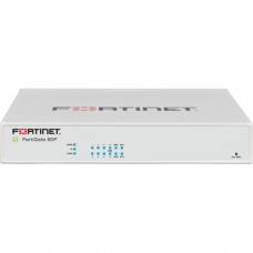 FORTINET FortiGate FG-80F Network Security/Firewall Appliance - 10 Port - 1000Base-T, 1000Base-X - Gigabit Ethernet - AES (256-bit), SHA-256 - 200 VPN - 10 x RJ-45 - 2 Total Expansion Slots - 1 Year ASE FortiCare and FortiGuard 360 Protection - Desktop, W