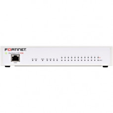 FORTINET FortiGate 81E-POE Network Security/Firewall Appliance - 14 Port - 1000Base-T, 1000Base-X Gigabit Ethernet - AES (256-bit), SHA-256 - USB - 2 x RJ-45 - 12 x PoE Ports - 2 - SFP (mini-GBIC) - 2 x SFP - Manageable - Desktop, Wall Mountable FG-81E-PO