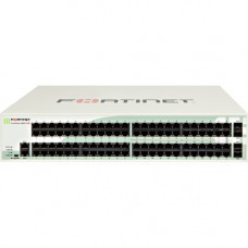 FORTINET FortiGate 98D-POE Network Security/Firewall Appliance - 98 Port - 1000Base-T, 1000Base-X - Gigabit Ethernet - AES (256-bit), SHA-1 - 74 x RJ-45 - 4 Total Expansion Slots - 2U - Rack-mountable FG-98D-POE-BDL-980-12