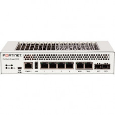 FORTINET FortiGate Rugged 60D Network Security/Firewall Appliance - 6 Port - 1000Base-T, 1000Base-X Gigabit Ethernet - AES (256-bit), SHA-256 - USB - 6 x RJ-45 - 2 - SFP (mini-GBIC) - 2 x SFP - Manageable - Wall Mountable, DIN Rail Mountable, Desktop FGR-