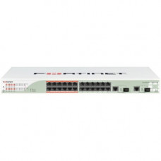FORTINET FortiSwitch-124B-POE - 24 Ports - Manageable - 2 Layer Supported - Twisted Pair - PoE Ports - 1U High - Rack-mountable - RoHS Compliance FS-124B-POE