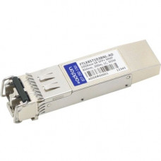 AddOn Finisar FTLX8571D3BNL Compatible TAA Compliant 10GBase-SR SFP+ Transceiver (MMF, 850nm, 300m, LC, DOM) - 100% compatible and guaranteed to work - RoHS, TAA Compliance FTLX8571D3BNL-AO