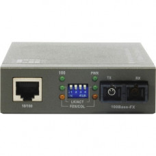 Cp Technologies LevelOne FVT-4301 10/100BasedTX to 100FX Media Converter - 1 x RJ-45 , 1 x SC - 10/100Base-TX, 100Base-FX FVT-4301