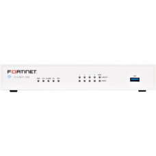 FORTINET FortiWifi FWF-30E Network Security/Firewall Appliance - 5 Port - 10/100/1000Base-T - Gigabit Ethernet - Wireless LAN IEEE 802.11a/b/g/n - AES (256-bit), SHA-256 - 100 VPN - 5 x RJ-45 - 5 Year 24X7 FORTICARE - Desktop, Rack-mountable FWF-30E-E-BDL