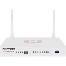 FORTINET FortiWifi 50E-2R Network Security/Firewall Appliance - 7 Port - 1000Base-T - Gigabit Ethernet - Wireless LAN IEEE 802.11ac - AES (256-bit), AES (128-bit), SHA-256 - 200 VPN - 7 x RJ-45 - Desktop FWF-50E-2R-BDL-988-36