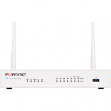FORTINET FortiWifi 50E Network Security/Firewall Appliance - 7 Port - 1000Base-T Gigabit Ethernet - Wireless LAN IEEE 802.11n - 7 x RJ-45 - Manageable - 1 Year - Desktop FWF50E-2R-BDL-974-12
