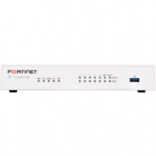 FORTINET FortiWifi 50E Network Security/Firewall Appliance - 7 Port - 1000Base-T - Gigabit Ethernet - Wireless LAN IEEE 802.11a/b/g/n - AES (256-bit), SHA-256, AES (128-bit) - 7 x RJ-45 - Desktop FWF-50E-BDL-USG-874-12