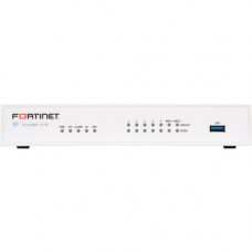 FORTINET FortiWifi FWF-51E Network Security/Firewall Appliance - 7 Port - 10/100/1000Base-T - Gigabit Ethernet - Wireless LAN IEEE 802.11a/b/g/n - AES (256-bit), SHA-256 - 200 VPN - 5 x RJ-45 - 3 Year 24X7 Forticare and Fortiguard UTP - Desktop FWF-51E-S-