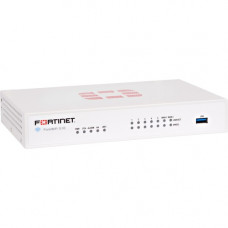 FORTINET FortiWifi FWF-51E Network Security/Firewall Appliance - 7 Port - 10/100/1000Base-T - Gigabit Ethernet - Wireless LAN IEEE 802.11a/b/g/n - AES (256-bit), SHA-256 - 200 VPN - 7 x RJ-45 - 1 Year 24x7 FortiCare and FortiGuard UTP - Desktop FWF-51E-P-