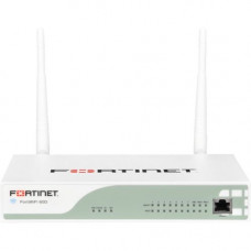 FORTINET FortiWifi 60DM Network Security/Firewall Appliance - 10 Port Gigabit Ethernet - Wireless LAN IEEE 802.11n - 10 x PoE Ports - Manageable - Desktop FWF-60DM-BDL-927-12