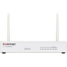 FORTINET FortiWifi FWF-60E Network Security/Firewall Appliance - 10 Port - 10/100/1000Base-T - Gigabit Ethernet - Wireless LAN IEEE 802.11ac - AES (256-bit), SHA-256 - 200 VPN - 10 x RJ-45 - Desktop, Wall Mountable FWF-60E-V