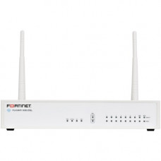 FORTINET FortiWifi 60E-DSL Network Security/Firewall Appliance - 9 Port - 1000Base-T - Gigabit Ethernet - Wireless LAN IEEE 802.11 a/b/g/n/ac - AES (256-bit), SHA-256 - 200 VPN - 9 x RJ-45 - Desktop, Wall Mountable FWF-60E-DSL-F