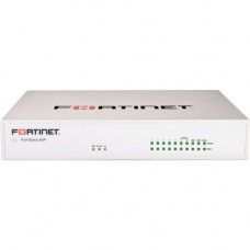 FORTINET FortiWifi FWF-60F Network Security/Firewall Appliance - 10 Port - 10/100/1000Base-T - Gigabit Ethernet - Wireless LAN IEEE 802.11ac - SHA-256, AES (256-bit) - 200 VPN - 9 x RJ-45 - Desktop, Rack-mountable, Wall Mountable FWF-60F-N
