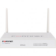 FORTINET FortiWifi 61E Network Security/Firewall Appliance - 10 Port - 1000Base-T - Gigabit Ethernet - Wireless LAN IEEE 802.11ac - AES (256-bit), SHA-256, AES (128-bit) - 10 x RJ-45 - Desktop, Wall Mountable FWF-61E-BDL-USG-874-60