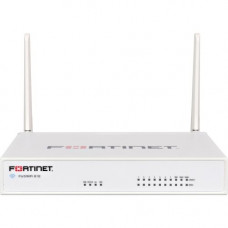 FORTINET FortiWifi 61E Network Security/Firewall Appliance - 10 Port - 1000Base-T - Gigabit Ethernet - Wireless LAN IEEE 802.11ac - AES (256-bit), SHA-1 - 10 x RJ-45 - Desktop FWF-61E-BDL-USG-950-36