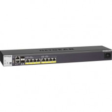 Netgear M4200-10MG-PoE+ (GSM4210P) Layer 3 Switch - 8 Ports - Manageable - 3 Layer Supported - Modular - Optical Fiber, Twisted Pair - Rack-mountable, Wall Mountable, Pole Mount GSM4210P-100NES