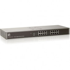 Cp Technologies LevelOne GSW-1657 16-Ports Gigabit Ethernet Switch - 16 Ports - 2 Layer Supported - Twisted Pair - Rack-mountable GSW-1657