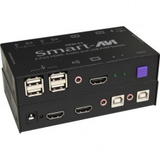 Smart Board SmartAVI 2X1 KVM HDMI, USB, Audio switch - 2 Computer(s) - 1 Local User(s) - 1920 x 1080 - 6 x USB - 3 x HDMI HKM-02S