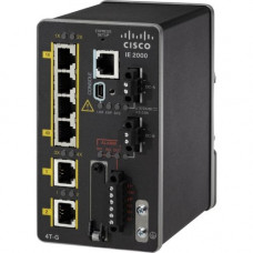 Cisco IE-2000-4TS-L Ethernet Switch - Refurbished - 6 Network, 2 Expansion Slot - Manageable - Twisted Pair - Modular - 2 Layer Supported - Desktop, Rail-mountable - Lifetime Limited Warranty IE-2000-4TS-L-RF