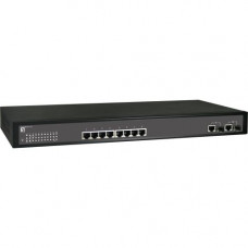 Cp Technologies LevelOne IES-1020 8-Port 802.3at + 2GE/SFP Ports Unmanaged Industrial Switch -40C to 75C, 19" Rack Mountable - 8-Port PoE Plus, Industrial, 19" Rack Mountable IES-1020