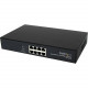 Startech.Com 8 Port 10/100 PSE Industrial Power over Ethernet Switch - All 8 Ports PoE - Connect Power and Data to 8 PoE-enabled Devices; with 15.4W per Port Output - 8 port poe switch - 8 port 10/100 switch - 10/100 ethernet switch - 10/100 network switc