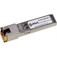 Enet Components Alcatel-Lucent Compatible iSFP-GIG-T - Functionally Identical 10/100/1000BASE-T Copper SFP 100m RJ45 Connector Industrial Temp - Programmed, Tested, and Supported in the USA, Lifetime Warranty" ISFP-GIG-T-ENC