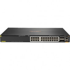 HPE Aruba 6300M Ethernet Switch - 24 Ports - Manageable - 3 Layer Supported - Modular - 4 SFP Slots - Twisted Pair, Optical Fiber - 1U High - Rack-mountable - Lifetime Limited Warranty - TAA Compliance JL660A