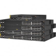 HPE Aruba 6100 24G Class4 PoE 4SFP+ 370W Switch - 24 Ports - Manageable - 3 Layer Supported - Modular - 32.70 W Power Consumption - 370 W PoE Budget - Twisted Pair, Optical Fiber - PoE Ports - 1U High - Rack-mountable, Wall Mountable - Lifetime Limited Wa