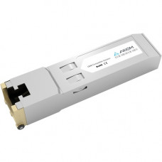 Axiom Gigabit Ethernet SFP Transceiver - For Data Networking - 1 x 1000Base-T - Copper - 128 MB/s Gigabit Ethernet 1 RJ-45 1000Base-T Auto-negotiation/MDI/MDI-XGigabit Ethernet - 1000Base-T - 1 JX-SFP-1000BASE-T-AX