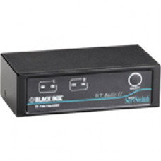 Black Box ServSwitch DT Basic II KVM Switch - 2 x 1 - 2 x HD-15 Video, 2 x mini-DIN (PS/2) Keyboard, 2 x mini-DIN (PS/2) Mouse KV7022A