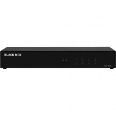 Black Box Secure KVM Switch - DVI-I - 4 Computer(s) - 1 Local User(s) - 2560 x 1600 - 6 x USB - 5 x DVI - Desktop - TAA Compliant KVS4-1004D