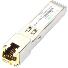 Black Box SFP (mini-GBIC) Module - For Data Networking - 1 RJ-45 1000Base-T Network LAN - Twisted Pair1.25 Gigabit Ethernet, Gigabit Ethernet - 1000Base-T - Hot-pluggable LFP443