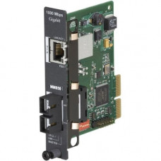 Black Box High-Density LGC5108C-R4 transceiver/Media Converter - 1 x Network (RJ-45) - 1 x SC Ports - DuplexSC Port - Multi-mode - Gigabit Ethernet - 10/100/1000Base-TX, 1000Base-SX - Internal LGC5108C-R4