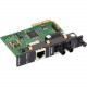 Black Box High-Density LMC5026C-R3 Transceiver/Media Converter - 1 x Network (RJ-45) - 1 x ST Ports - DuplexST Port - Single-mode - Fast Ethernet - 100Base-TX, 100Base-LX - Internal LMC5026C-R3
