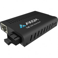 Axiom Transceiver/Media Converter - 1 x Network (RJ-45) - 1 x SC Ports - DuplexSC Port - Single-mode - Gigabit Ethernet - 1000Base-ZX, 10/100/1000Base-TX MC03-S5S80-AX