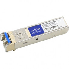 AddOn Cisco ONS ONS-SE-100-LX10 Compatible TAA Compliant 100Base-LX SFP Transceiver (SMF, 1310nm, 10km, LC) - 100% compatible and guaranteed to work - TAA Compliance ONS-SE-100-LX10-AO