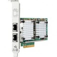 HPE Ethernet 10Gb 2-port Base-T QL41132HLRJ Adapter - PCI Express 3.0 x8 - 2 Port(s) - 2 - Twisted Pair - 10GBase-T - Plug-in Card P08437-B21