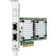 HPE Ethernet 10Gb 2-port Base-T QL41132HLRJ Adapter - PCI Express 3.0 x8 - 2 Port(s) - 2 - Twisted Pair - 10GBase-T - Plug-in Card P08437-B21