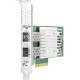 HPE Ethernet 10Gb 2-port SFP+ QL41132HLCU Adapter - PCI Express 3.0 x8 - 2 Port(s) - Optical Fiber - 10GBase-X - Plug-in Card P21933-B21