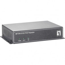 Cp Technologies LevelOne POR-0100 Indoor 1 Port PoE Repeater - 1 x 10/100Base-TX, 1 x 10/100Base-TX POR-0100