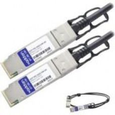 AddOn MSA and TAA Compliant 40GBase-CU QSFP+ to QSFP+ Direct Attach Cable (Active Twinax, 10m) - 100% compatible and guaranteed to work - TAA Compliance QSFP-40G-ADAC10M-AO